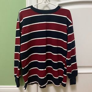 yesstyle oversized striped long sleeve